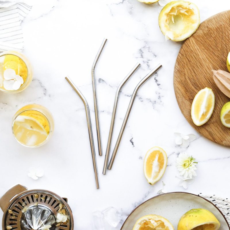 Ever Eco | Stainless Steel Drinking Straws Bent