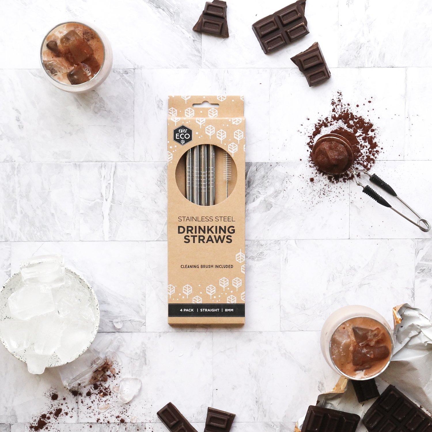 Ever Eco | Stainless Steel Drinking Straws Straight 3 Ever Eco | Stainless Steel Drinking Straws Straight
