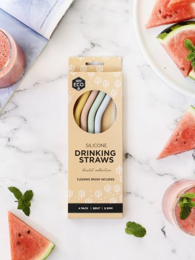 Ever Eco | Silicone Drinking Straws Bent