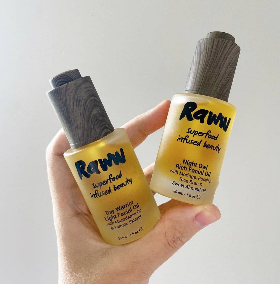 Raww Cosmetics Day Warrior Light Facial Oil 30mL Nourish